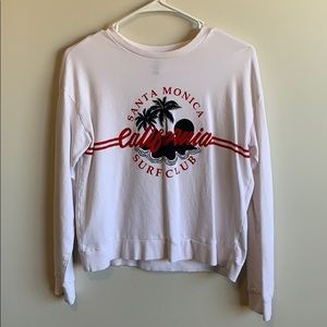 H&M Santa Monica California long sleeve crew neck